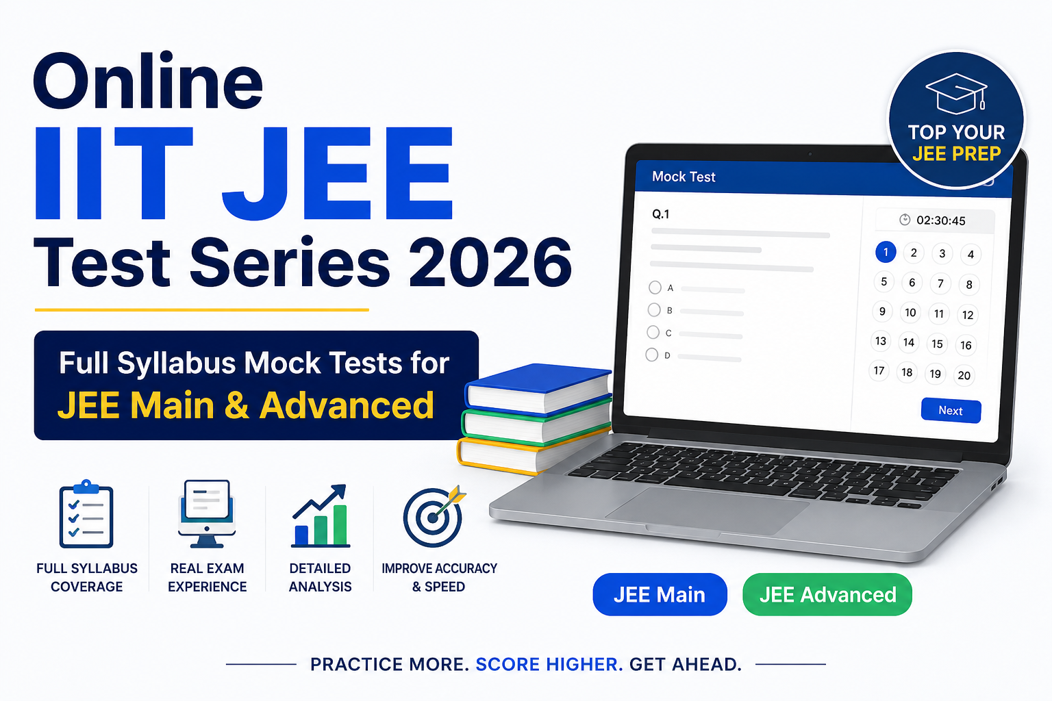 Online IIT JEE Test Series 2026: Full Syllabus Mock Tests for JEE Main & Advanced