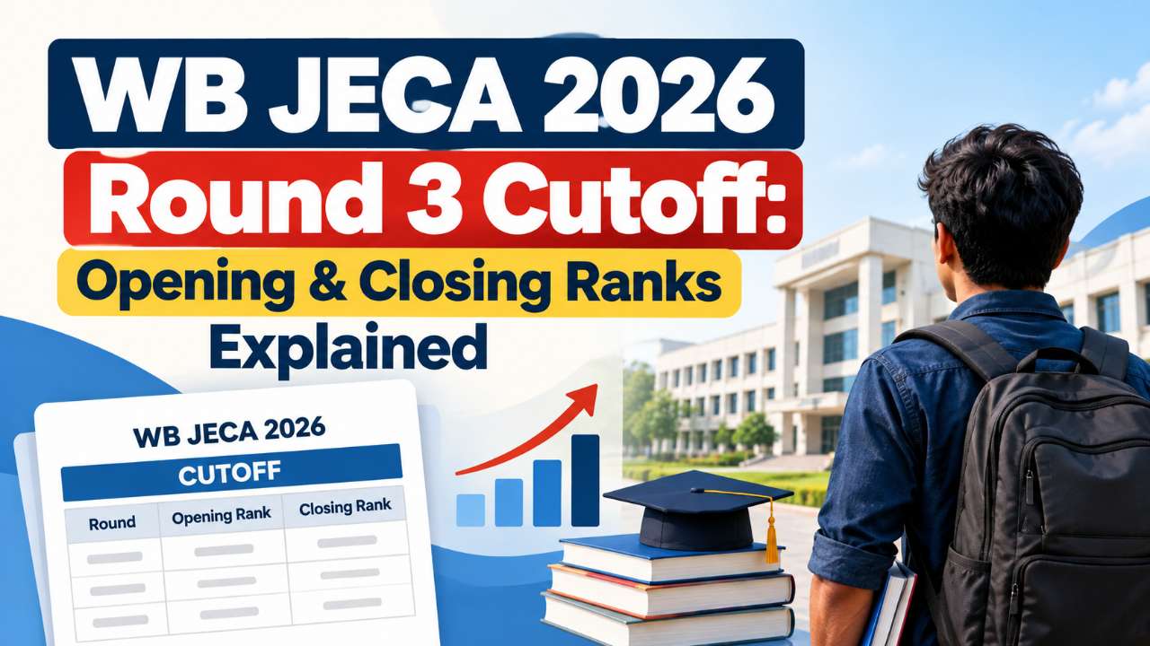 WB JECA 2026 Round 3 Cutoff: Opening & Closing Ranks Explained