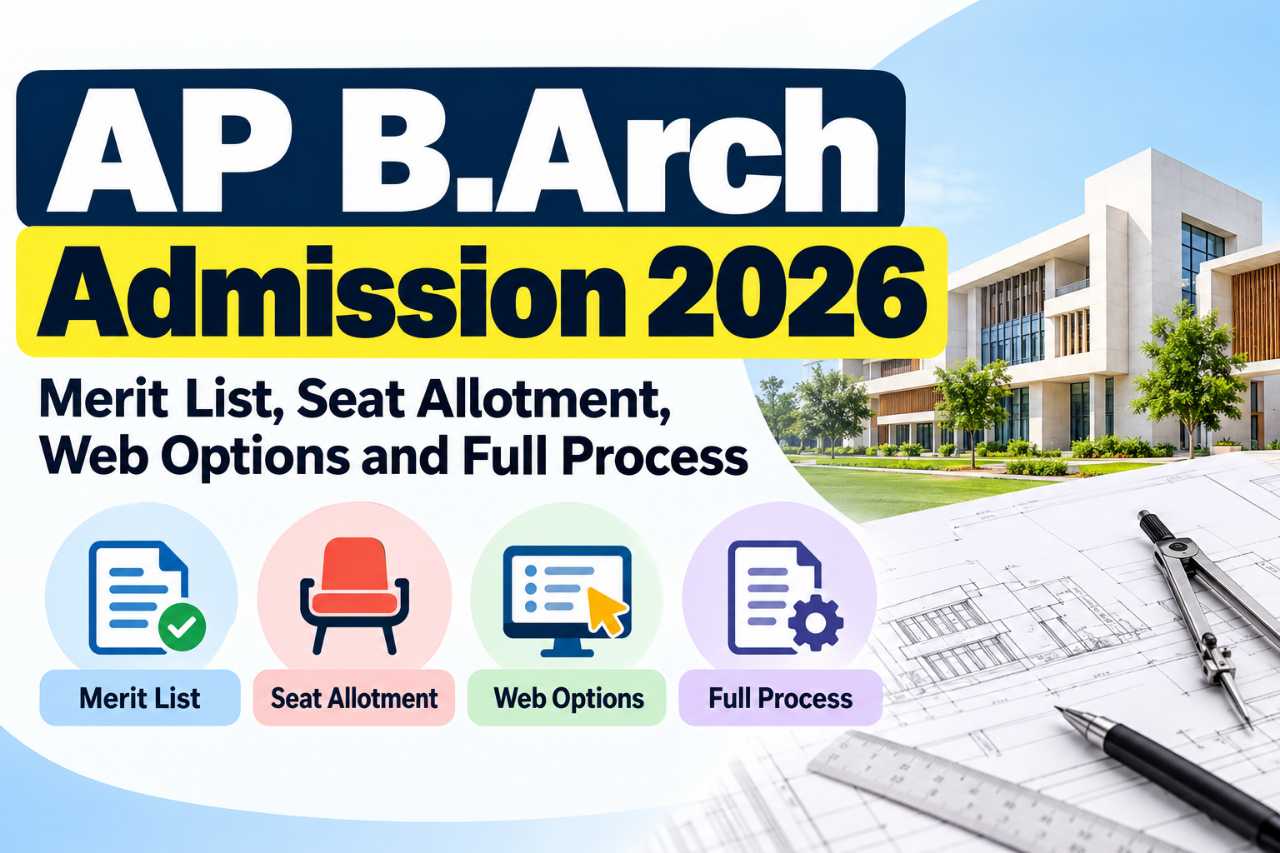 AP B.Arch Admission 2026: Merit List, Seat Allotment, Web Options and Full Process
