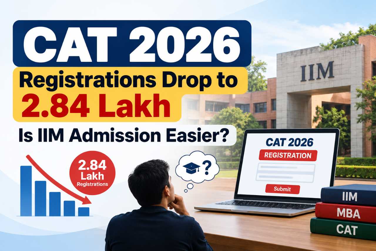 CAT 2026 Registrations Drop to 2.84 Lakh: Is IIM Admission Easier