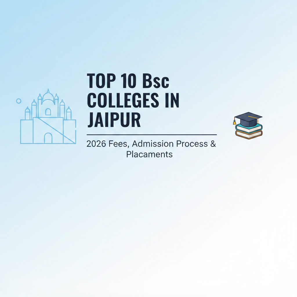 Top 10 BSc Colleges in Jaipur 2026  Fees, Admission & Placements