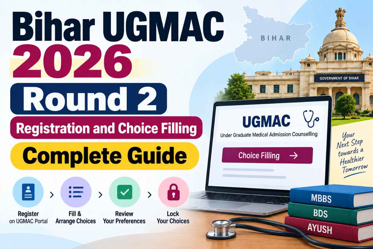 Bihar UGMAC 2026 Round 2 Registration and Choice Filling: Complete Guide