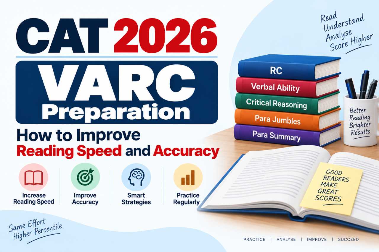CAT 2026 VARC Preparation: How to Improve Reading Speed and Accuracy