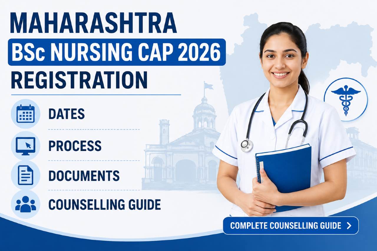 Maharashtra BSc Nursing CAP 2026 Registration: Dates, Process, Documents and Counselling Guide