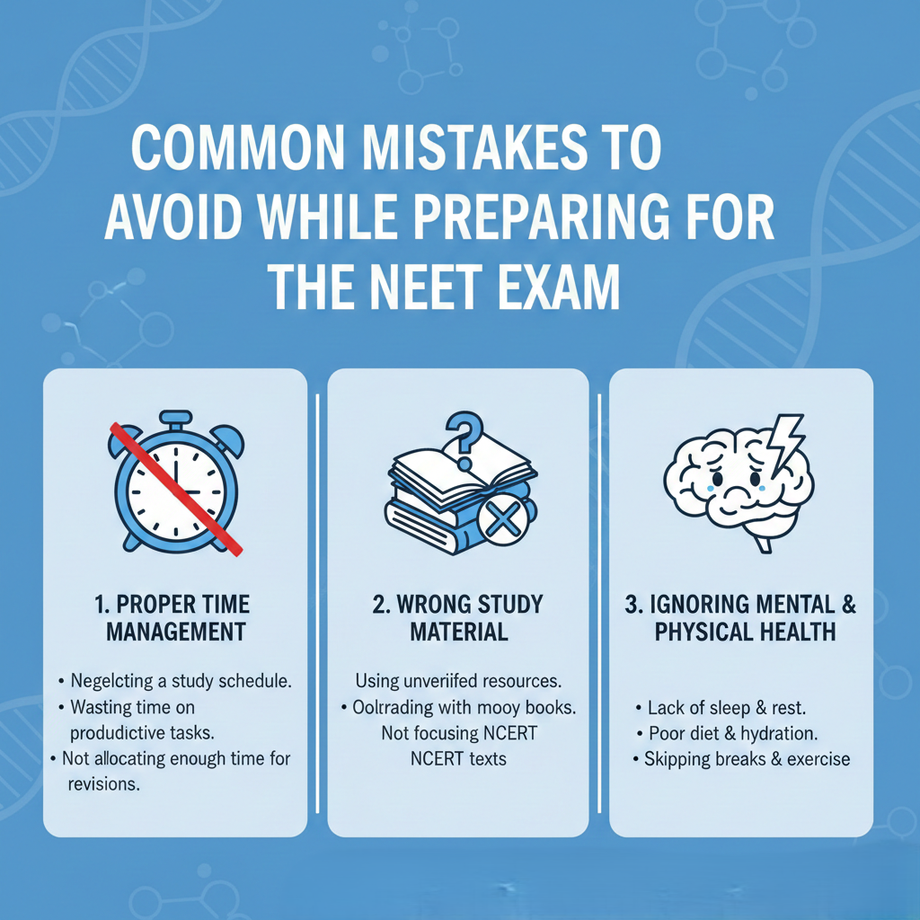 Common Mistakes to Avoid While Preparing for the NEET Exam