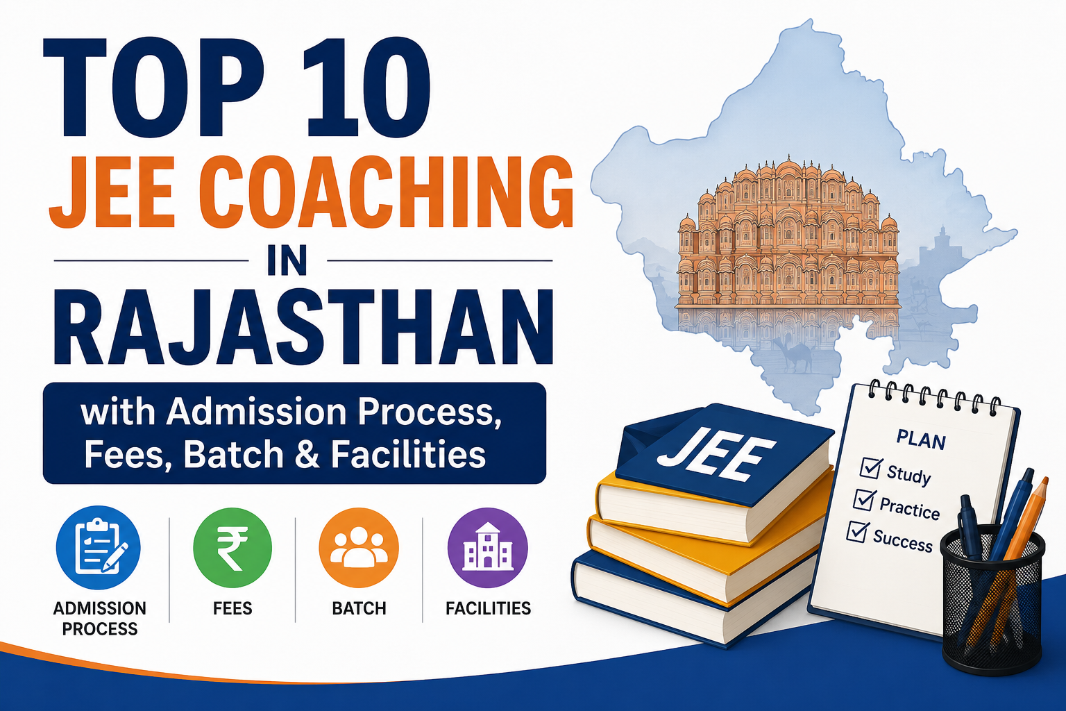 Top 10 JEE Coaching in Rajasthan with Admission Process, Fees, Batch & Facilities