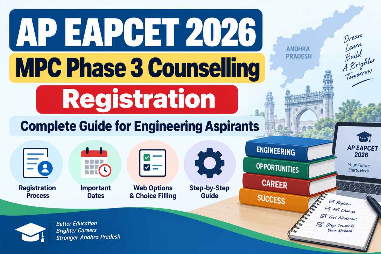 AP EAPCET 2026 MPC Phase 3 Counselling Registration: Complete Guide for Engineering Aspirants
