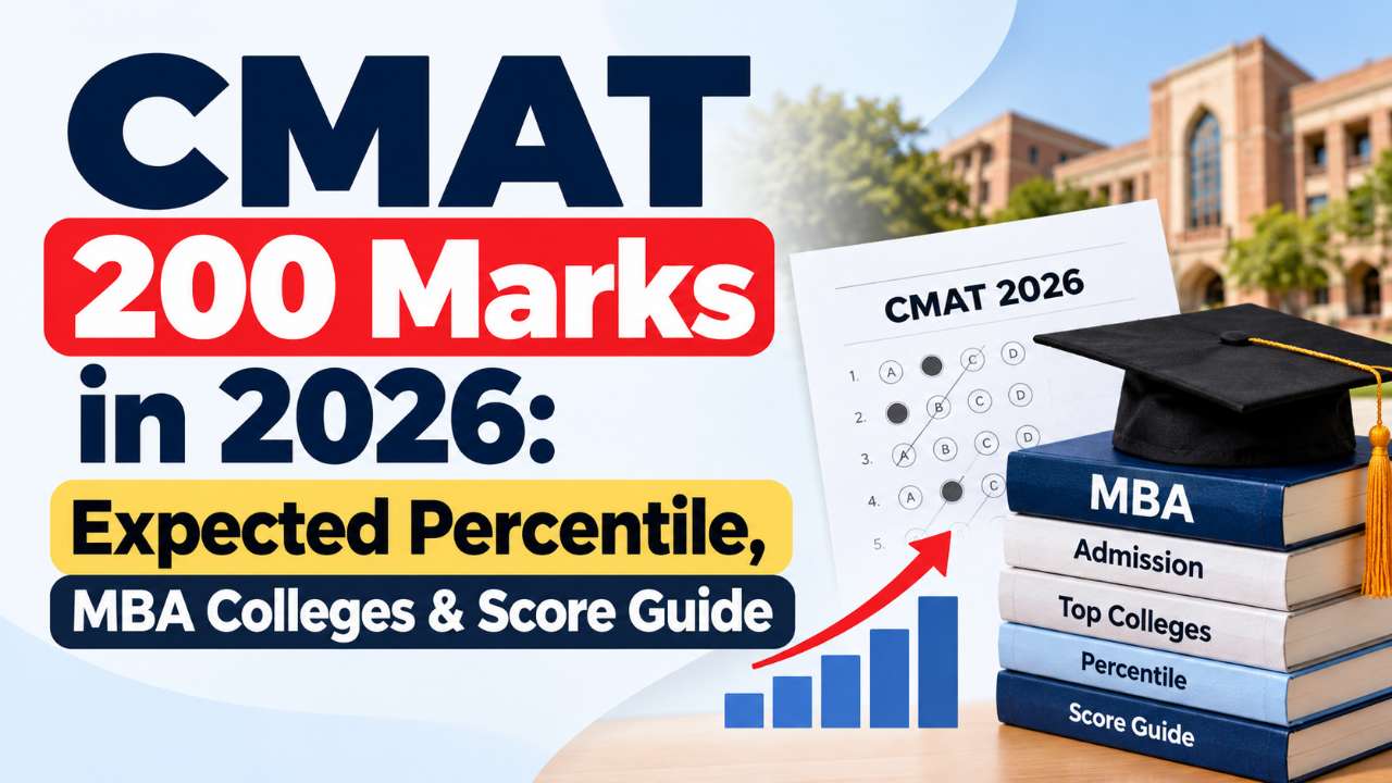 CMAT 200 Marks in 2026: Expected Percentile, MBA Colleges & Score Guide