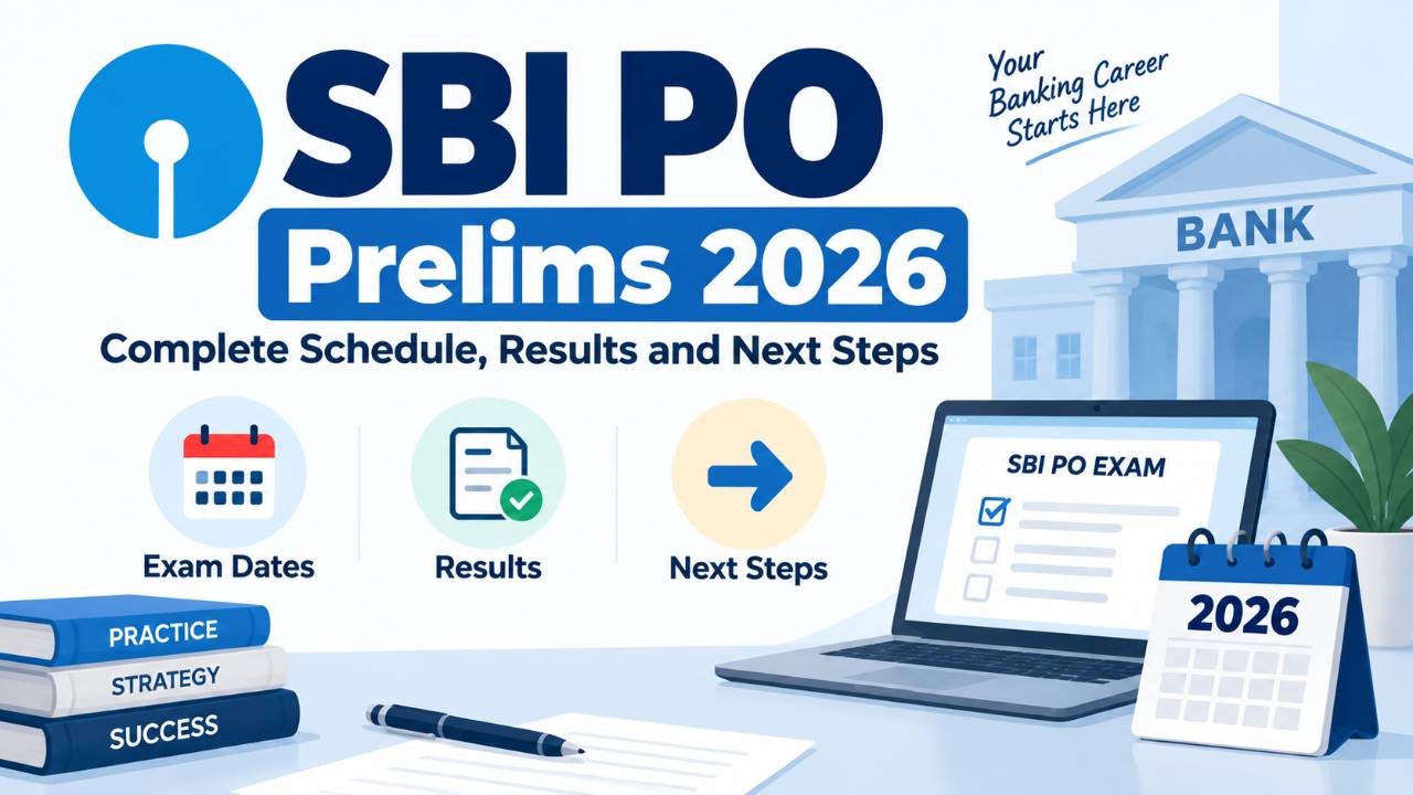 SBI PO Prelims Exam Dates 2026: Complete Schedule, Results and Next Steps