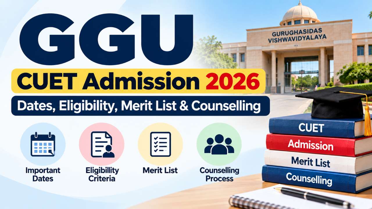 GGU CUET Admission 2026: Dates, Eligibility, Merit List & Counselling