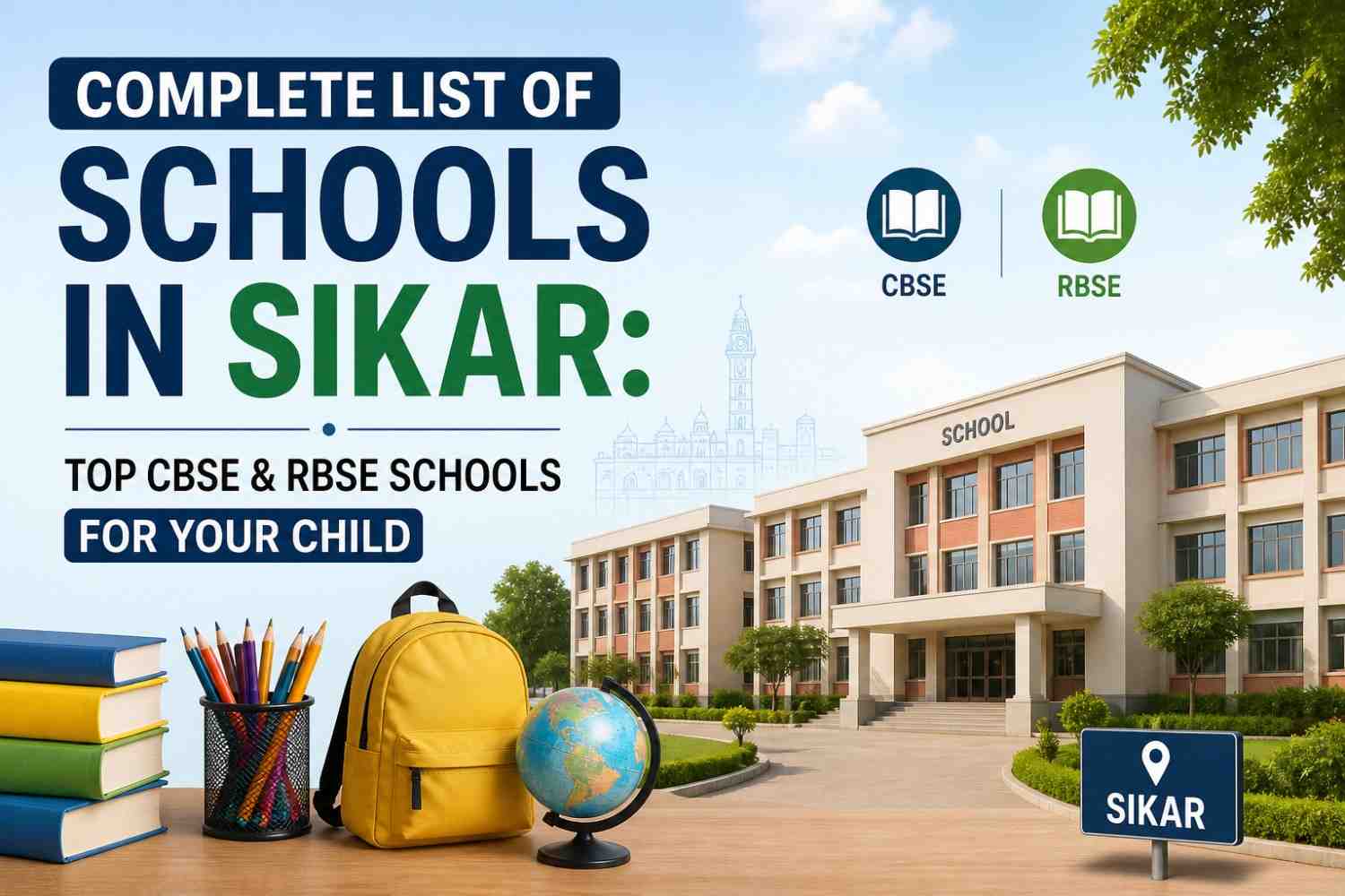 Complete List of Schools in Sikar: Top CBSE & RBSE Schools for Your Child