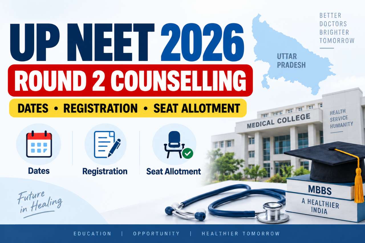 UP NEET Counselling 2026 Round 2: Dates, Registration, Seat Allotment Guide