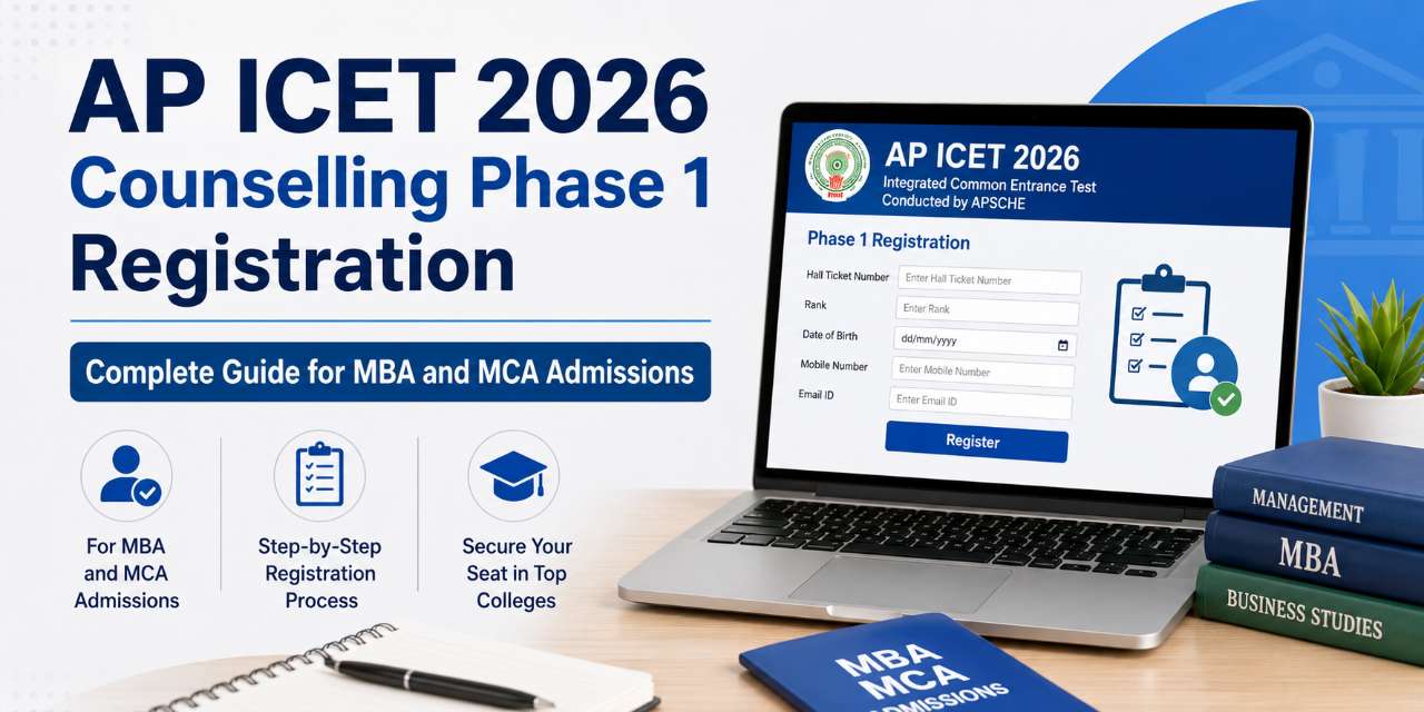 AP ICET 2026 Counselling Phase 1 Registration: Complete Guide for MBA and MCA Admissions