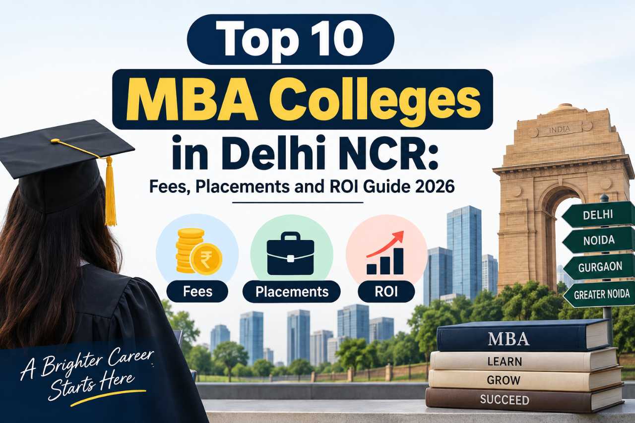 Top 10 MBA Colleges in Delhi NCR: Fees, Placements and ROI Guide 2026