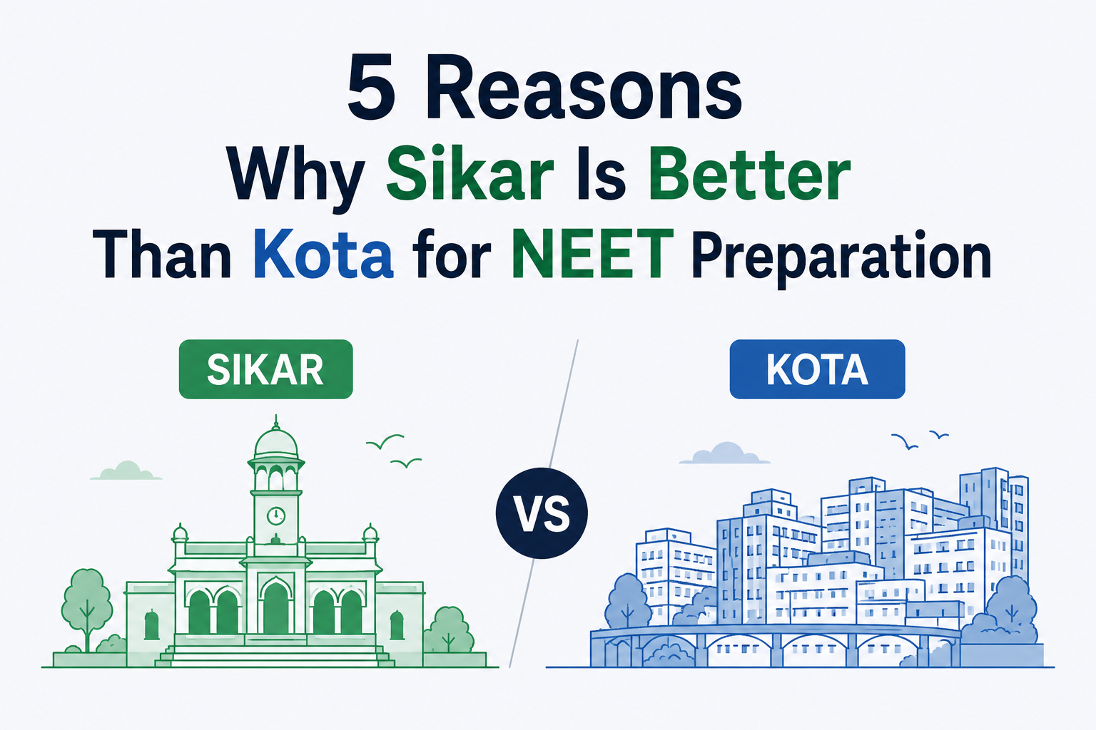 5 Reasons Why Sikar Is Better Than Kota for NEET Preparation