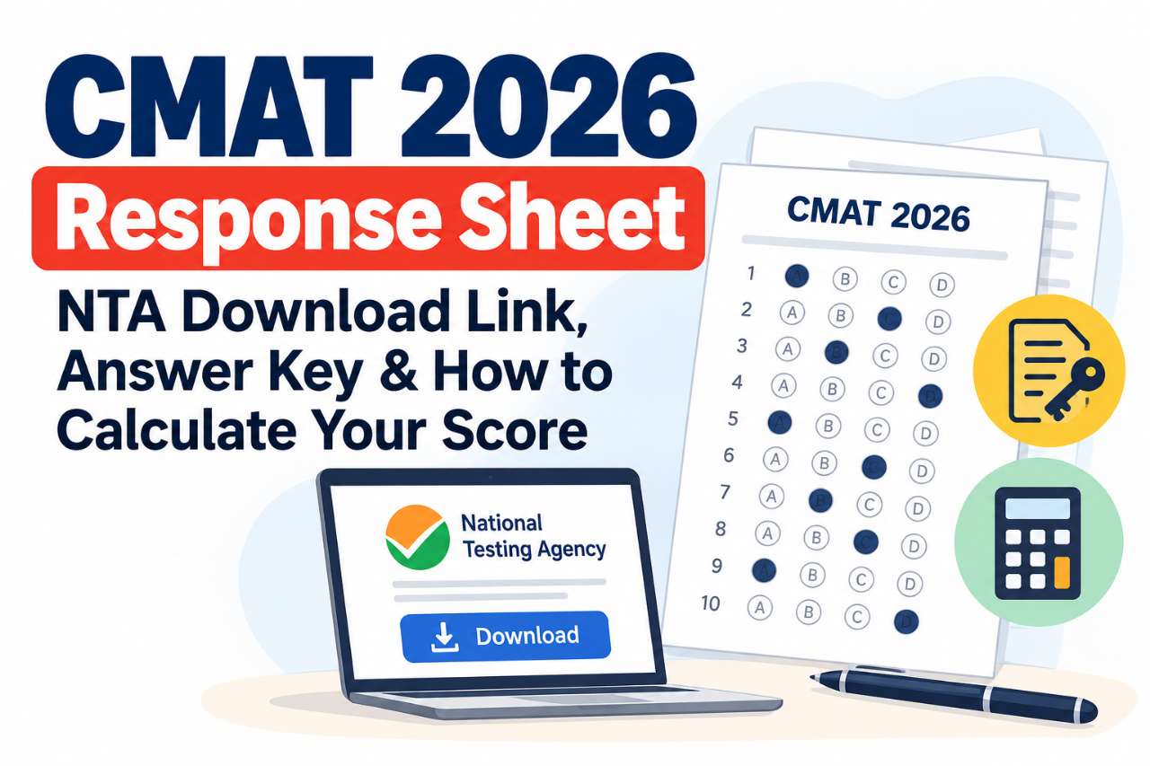 CMAT 2026 Response Sheet: NTA Download Link, Answer Key & How to Calculate Your Score
