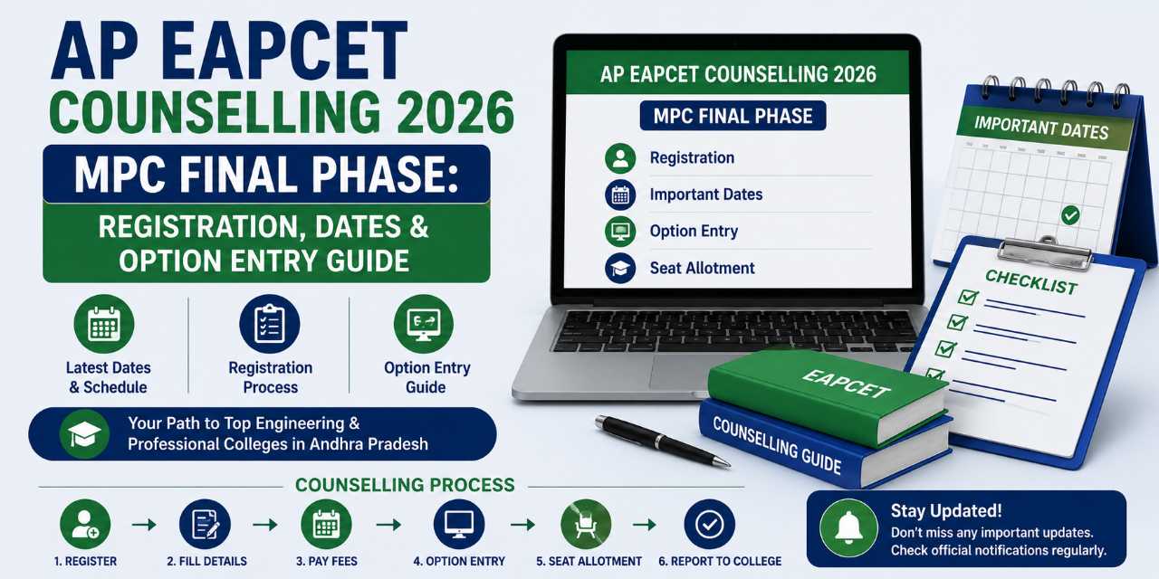 AP EAPCET Counselling 2026 MPC Final Phase: Registration, Dates & Option Entry Guide