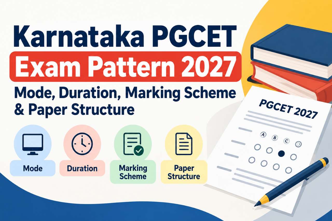 Karnataka PGCET Exam Pattern 2027: Mode, Duration, Marking Scheme & Paper Structure