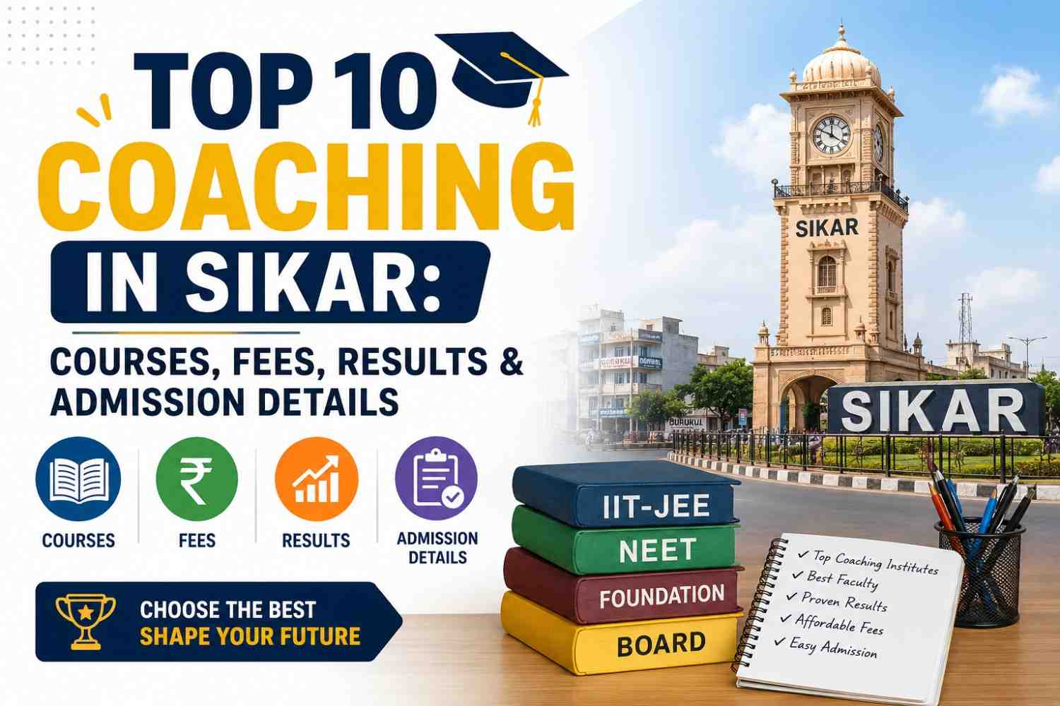 Top 10 Coaching in Sikar: Courses, Fees, Results & Admission Details
