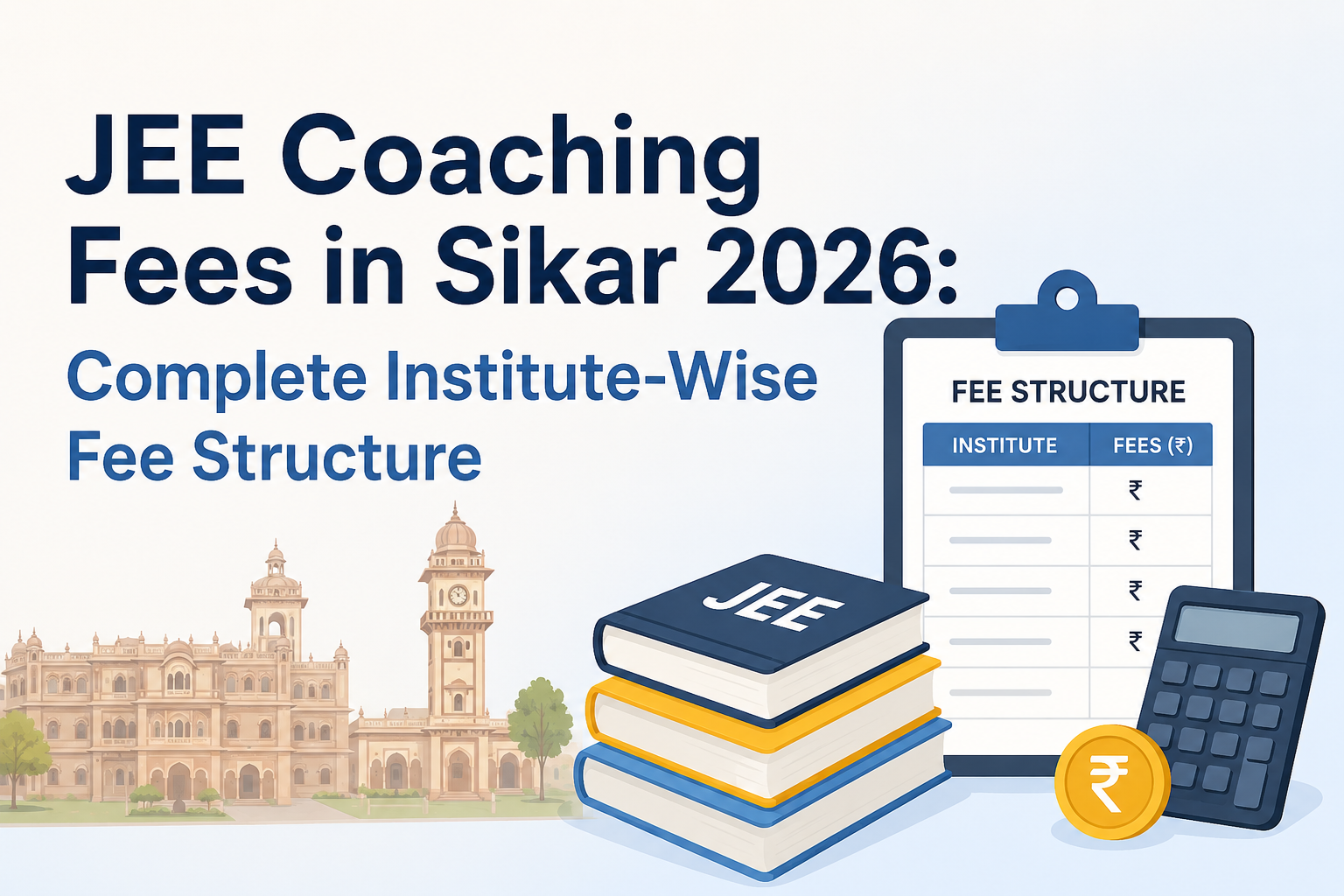 JEE Coaching Fees in Sikar 2026: Complete Institute-Wise Fee Structure