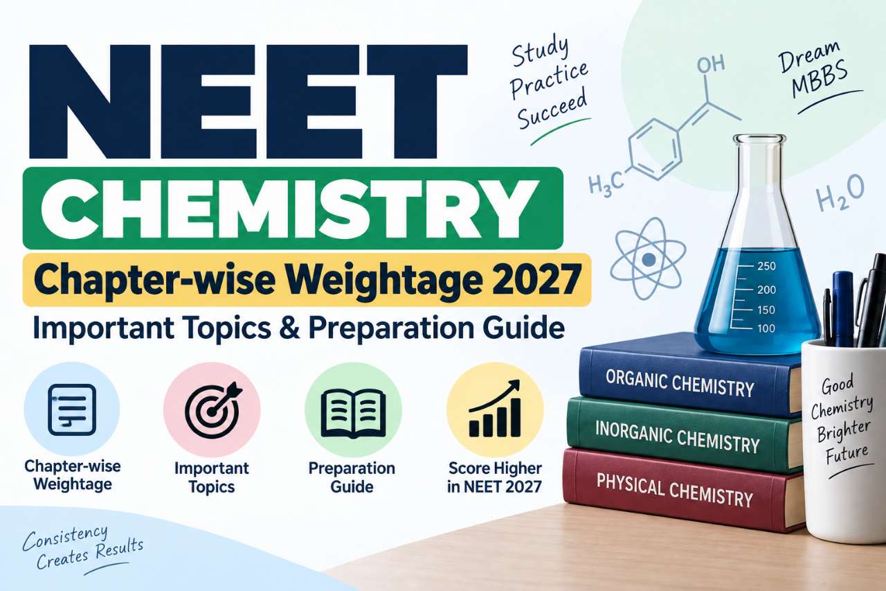 NEET Chemistry Chapter-wise Weightage 2027: Important Topics & Preparation Guide