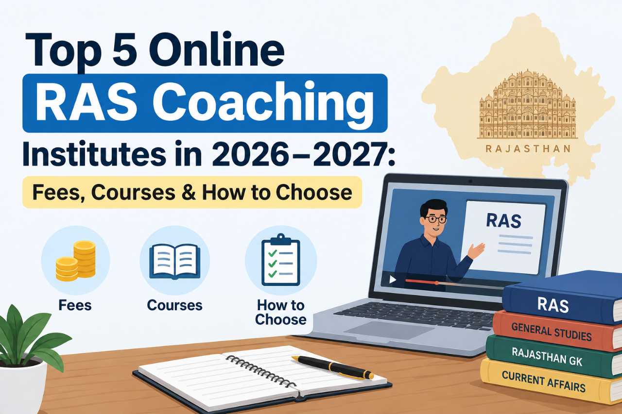 Top 5 Online RAS Coaching Institutes in 2026–2027: Fees, Courses & How to Choose