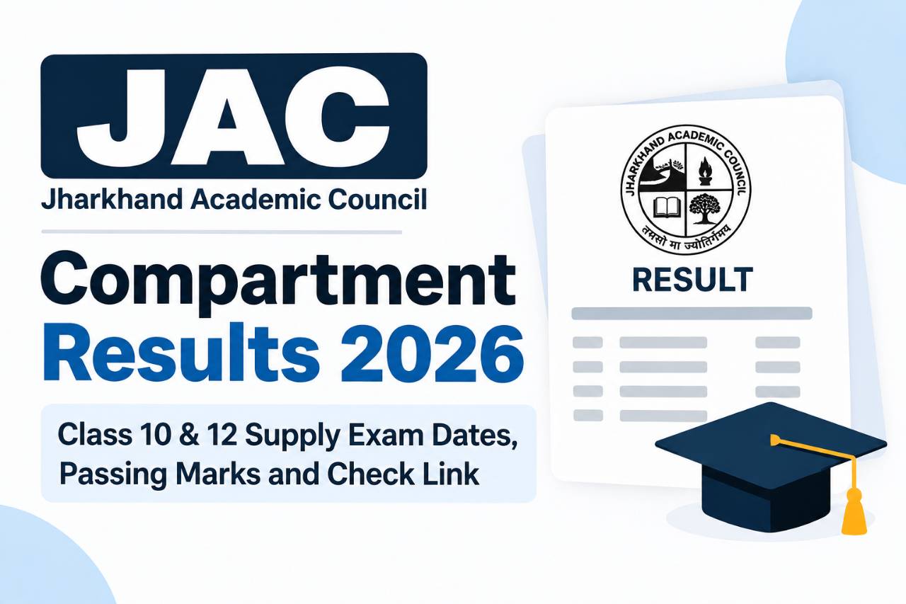 JAC Compartment Results 2026: Class 10 & 12 Supply Exam Dates, Passing Marks and Check Link