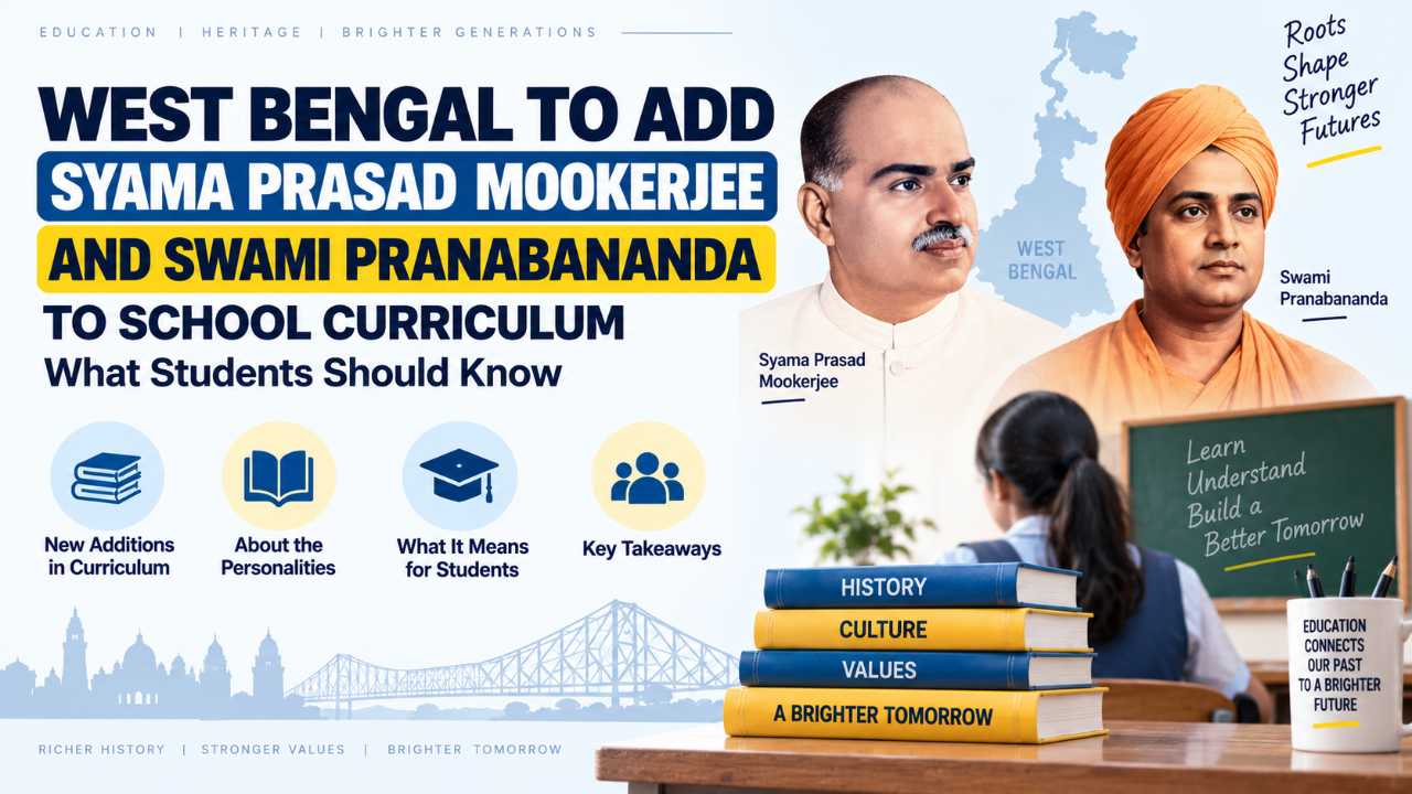 West Bengal to Add Syama Prasad Mookerjee and Swami Pranabananda to School Curriculum: What Students Should Know