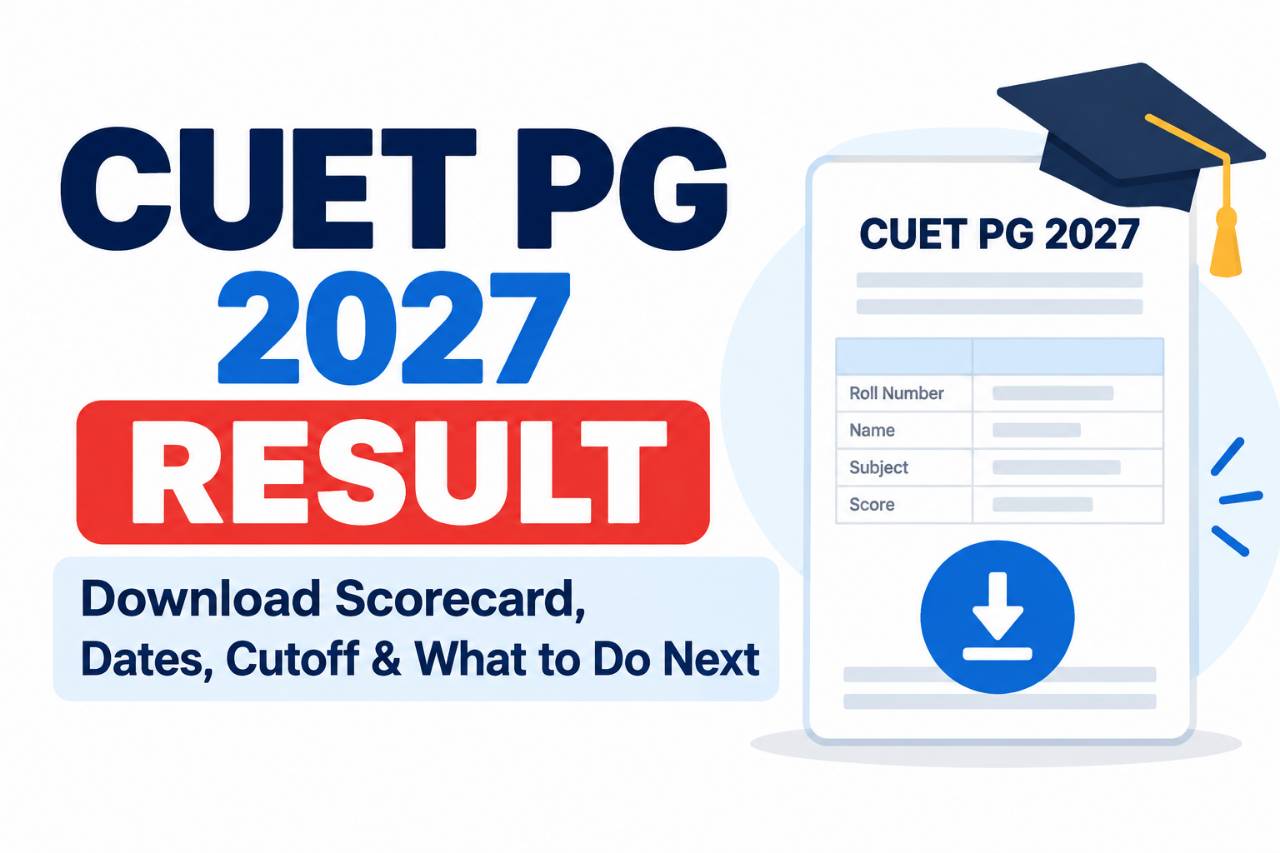 CUET PG Result 2027: Download Scorecard, Dates, Cutoff & What to Do Next