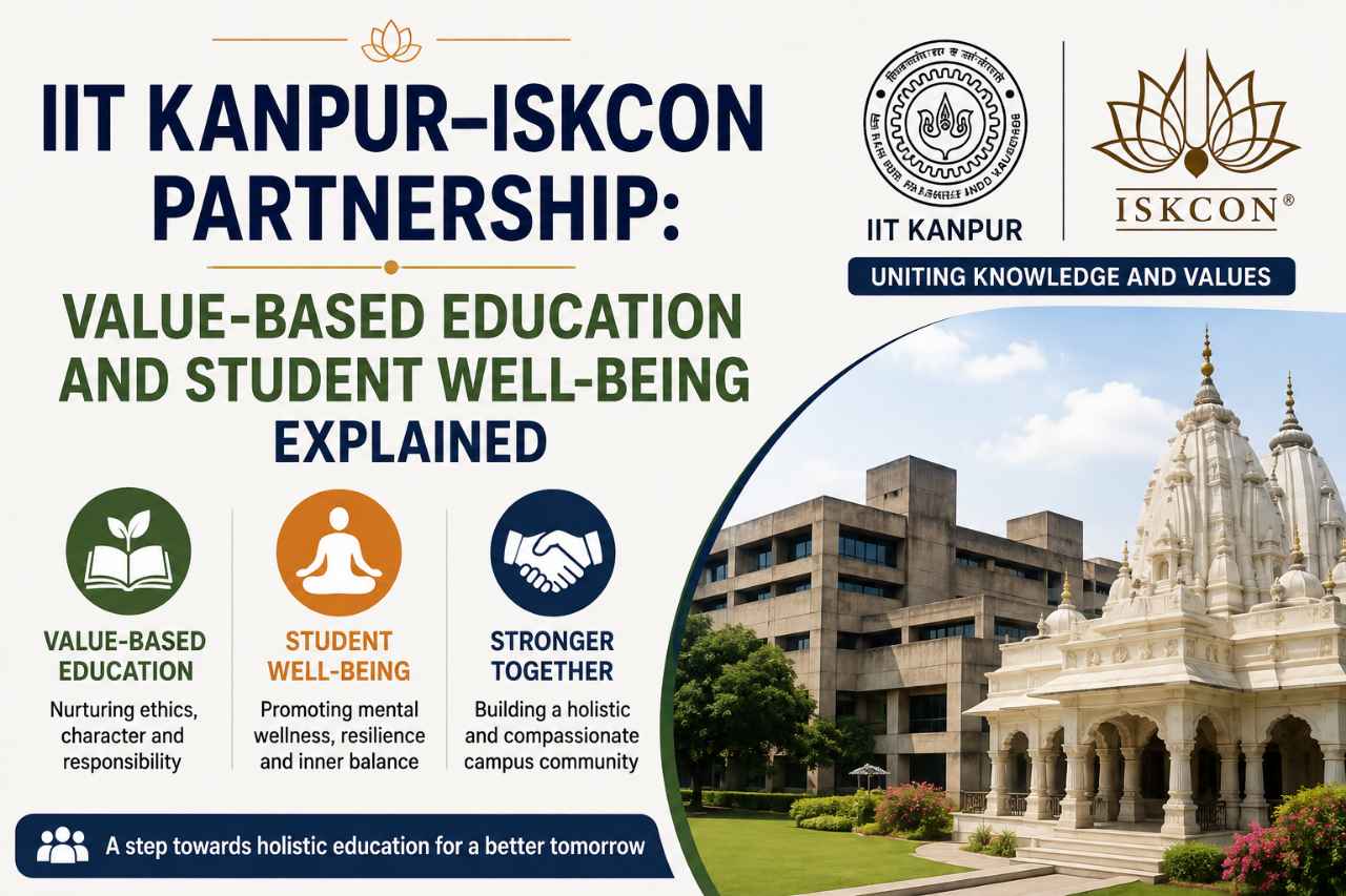 IIT Kanpur–ISKCON Partnership: Value-Based Education and Student Well-Being Explained