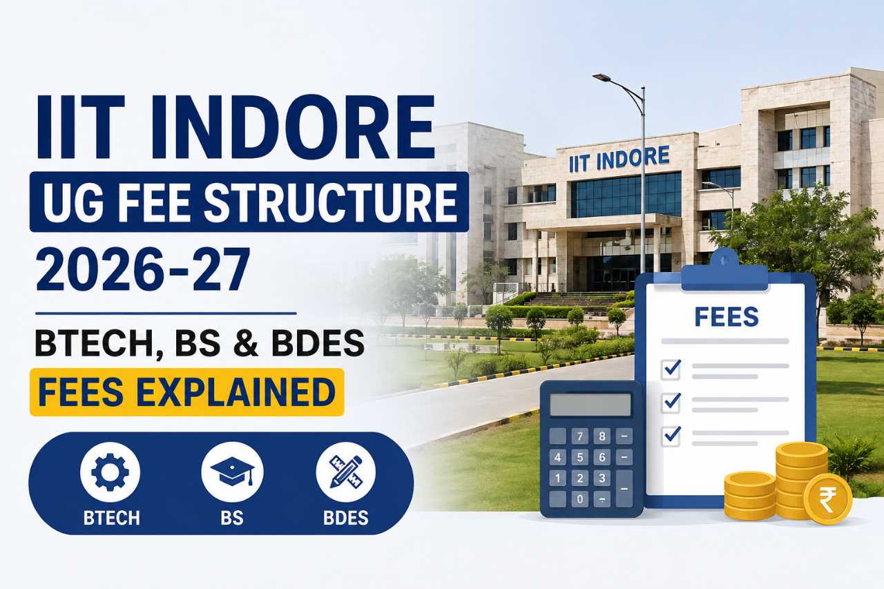 IIT Indore UG Fee Structure 2026-27: BTech, BS & BDes Fees Explained