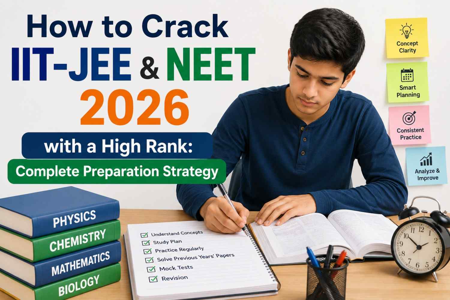 How to Crack IIT-JEE & NEET 2026 with a High Rank: Complete Preparation Strategy